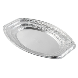 Поднос алюминиевый,верх.размер 430*275мм,дно:282*162мм,высота 132мм,обьем 1785мл,30 шт/уп (120шт)