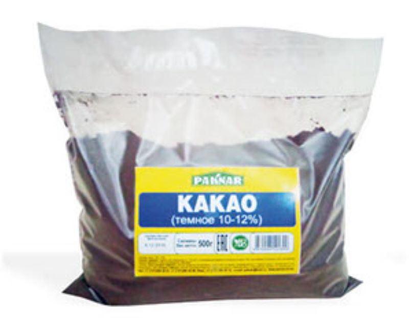 Какао 10-12% PAKNAR 500гр/шт