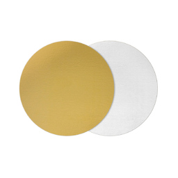 Подложка усиленная золото/жемчуг D 240 мм, толщина 3,2 мм