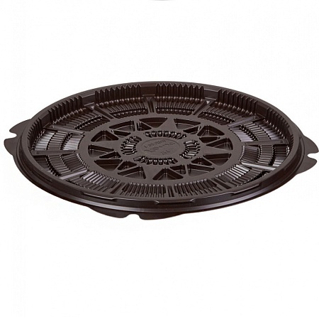 Упак для торта Емкость Т-023Д (КОРИЧНЕВАЯ) (125шт/уп)