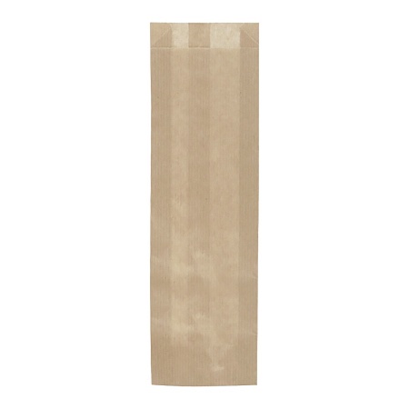 Пакет бумажный под ПИВНУЮ БУТЫЛКУ или МИНИ-БАГЕТ,300*100+50мм,крафт,коричневый,AVIORA,100 шт/уп