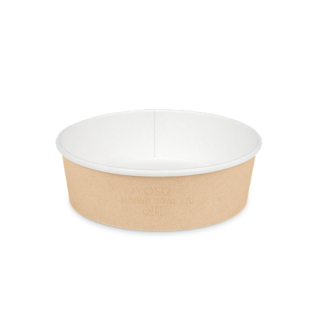 Круглый контейнер OSQ Round Bowl 620 BLACK WOOD (270 шт./кор.)