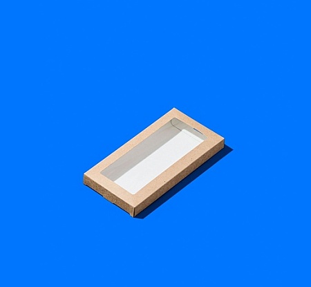 Упаковка ForGenika CHOCO Window Kraft 180*90*15 мм ST (50 шт./уп., 600 шт./кор.)