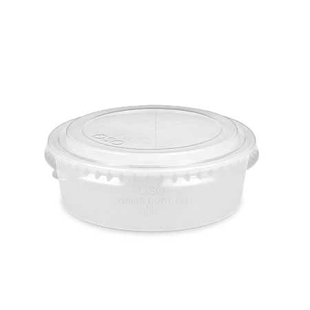 Крышка PET плоская OSQ ROUND BOWL 620, 750, 1000 MP (45/6/270)