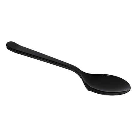 Ложка столовая Премиум (материал ПС) Цвет Черный (50шт/50уп)