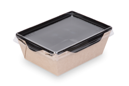 Упаковка OSQ OpSalad 400 Black Edition без крышки (800 шт./кор.)