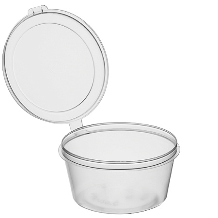 Контейнер для соусов 80мл с крышкой (NEW); цвет: Прозрачный (960шт/кор); арт. 1254П