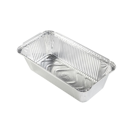 Форма алюминиевая, прямоугольная, L-край (865мл) размер: 217 * 113 мм, дно: 181 * 77 мм (600шт)